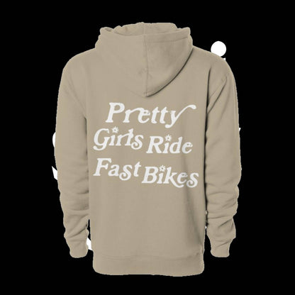 Pretty Girls Ride Fast Bikes Hoodie